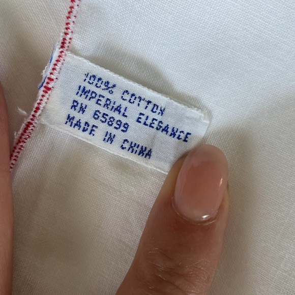 Vintage imperial elegance, embroidered Christmas napkins - Picture 3 of 4